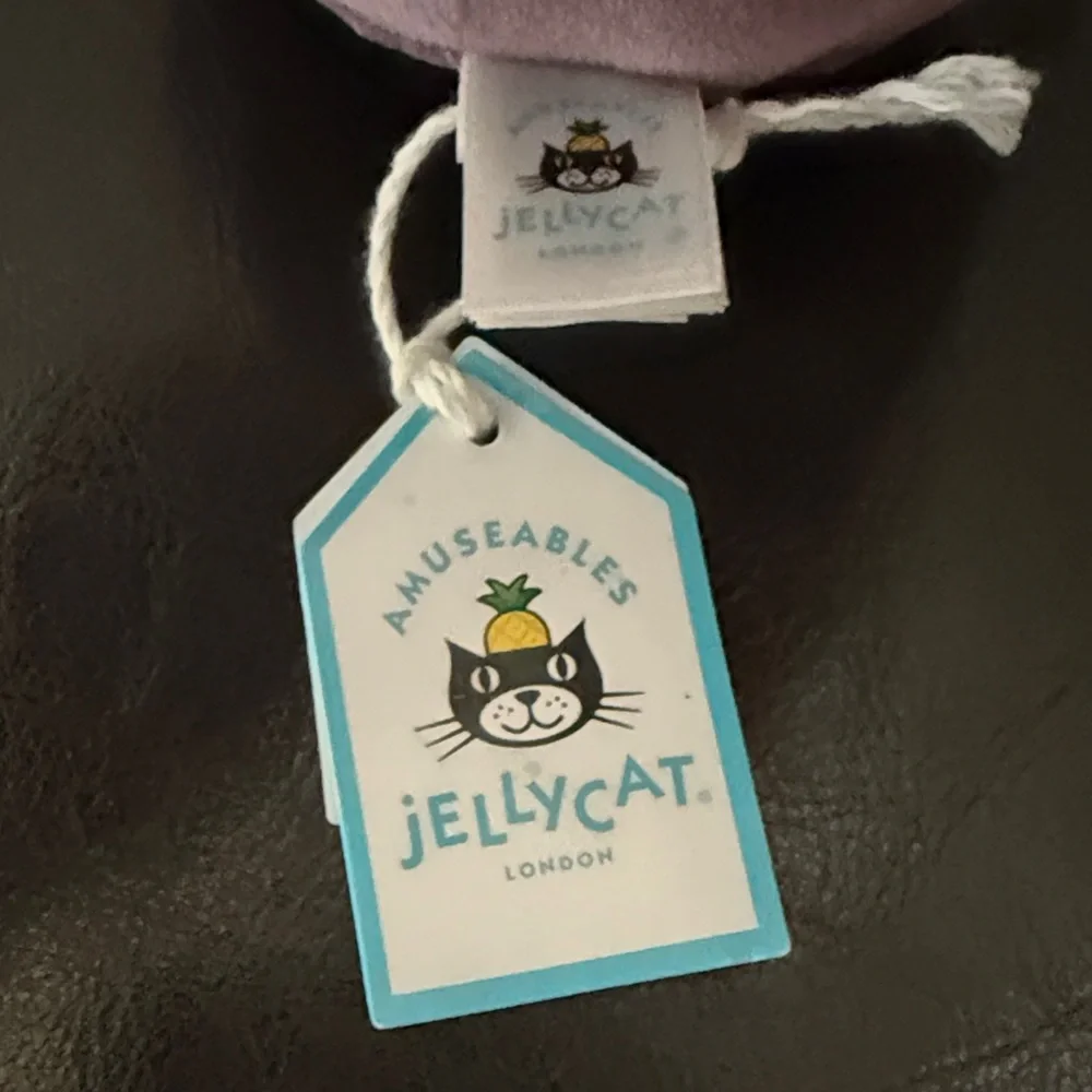 Retired NEW Jellycat Vivacious Eggplant Vampire Halloween Plush Spooky FAST SHIP - Picture 2 of 8